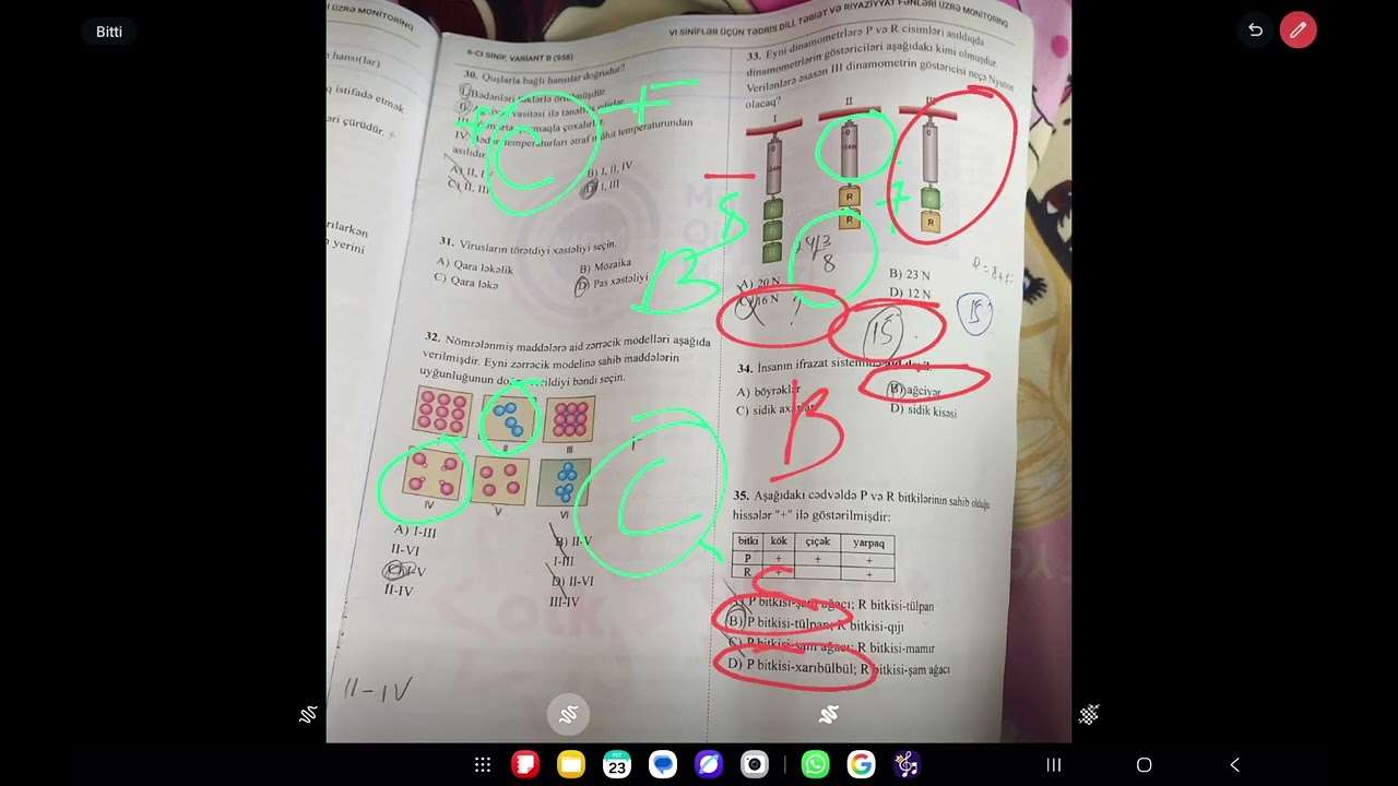 Vl sinif monitorinq suallarının izahı (22.02.2026)