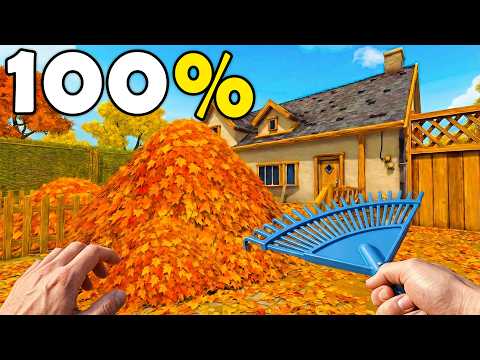 I 100% Completed Raking 67,000 Leaves...