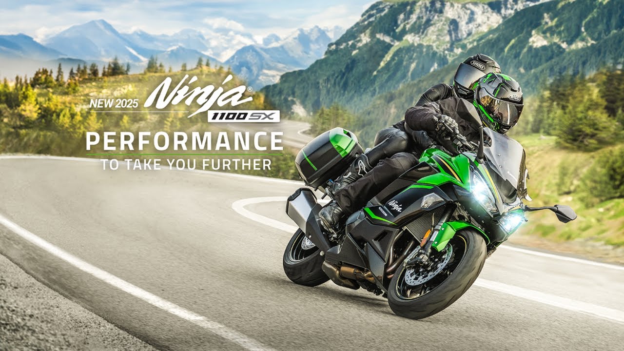 The New 2025 Ninja 1100SX SE ABS | Official Video - YouTube