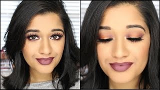 Purple & Copper Fall Makeup Tutorial! Using Morphe 35O Palette.