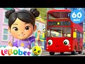 Wheels On The Bus | BEST OF @Lellobee City Farm - Cartoons & Kids Songs | Sing Along With Me!