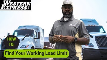 How to Obtain Your Working Load Limit