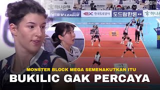 Vanja Bukilic Sampai Gak Percaya !! Monster Block Megawati Semakin Menakutkan di Korea Selatan