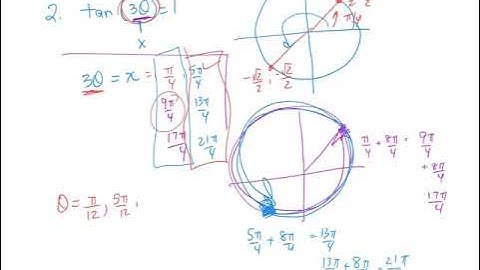 MTH 135 Solving Trig Equations Part 2