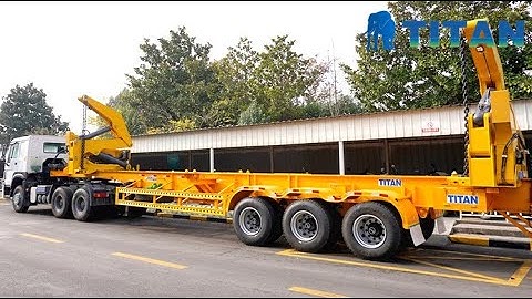 Sidelifter for Sale | 40Ft Side Loader Container Trailer | 45T Container Side Loader Trailer Factory