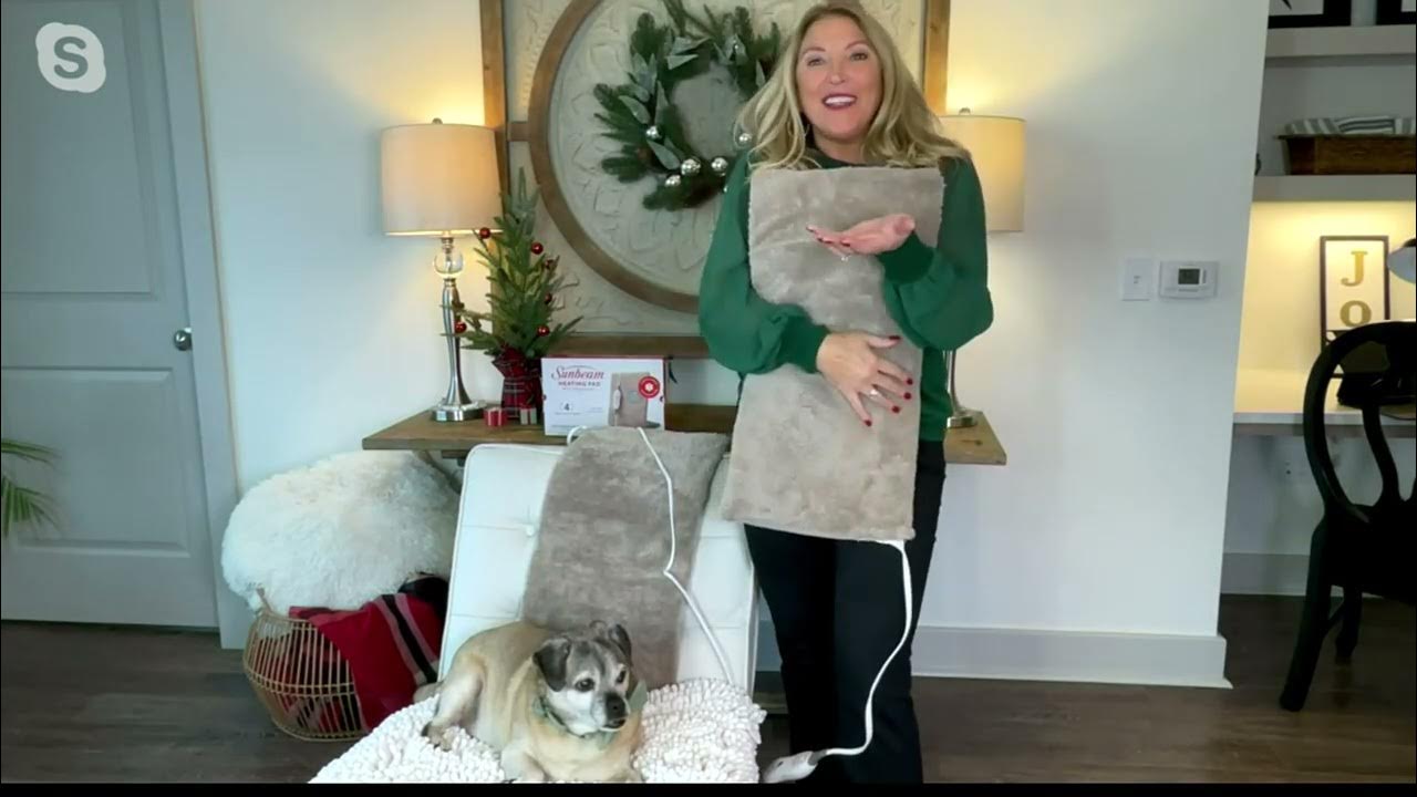 Sunbeam 12" x 24" Ultra Soft Heating Pad with XpressHeat on QVC YouTube