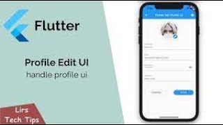 How to Build Profile Page in Flutter | Speed Code | Link in Description