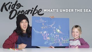 What's Under The Sea | Kids Describe | HiHo Kids