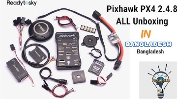 Pixhawk PX4 2.4.8 Flight Controll and GPS+PM+Buzzer ALL Unboxing