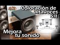 Colocación de altavoces 5.1 / Home theater Guía básica