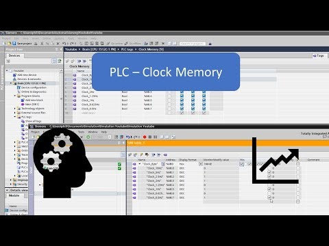 TIA Portal: Clock Memory (Toggling Frequencies / Flashing)