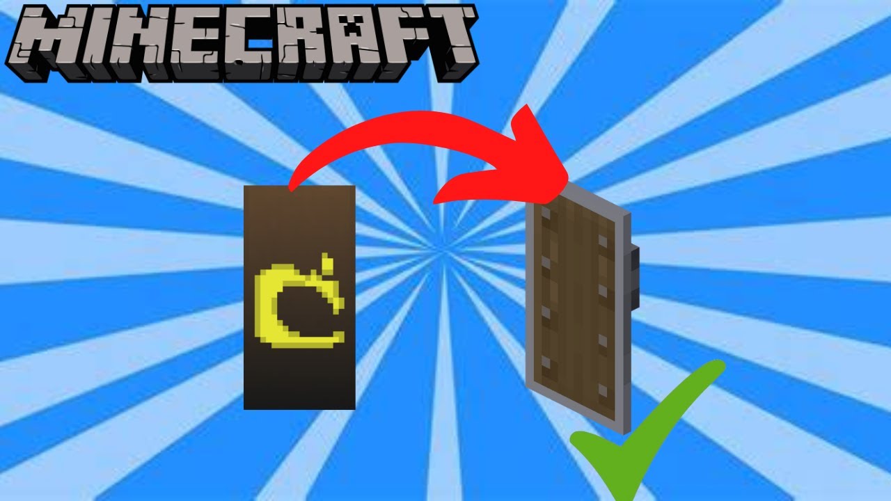 hoe zet je een banner op een schild in minecraft - YouTube Hoe Zet Je Een Banner Op Een Schild In Minecraft - Youtube