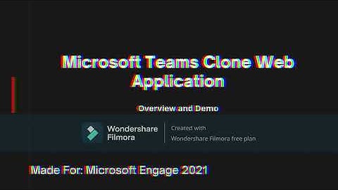 Microsoft Teams Clone Web-Application Demo | Shubham Saurav | Microsoft Engage 2021