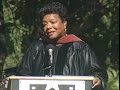 Maya Angelou receives AFI Conservatory Honorary Degree in 1994