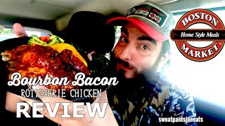BOSTON MARKET BOURBON BACON ROTISSERIE CHICKEN REVIEW | ROASTED GARLIC VEGETABLES | LIMITED TIME