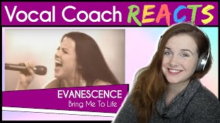 Vocal Coach reacts Evanescence (Amy Lee)  Bring Me To Life Live