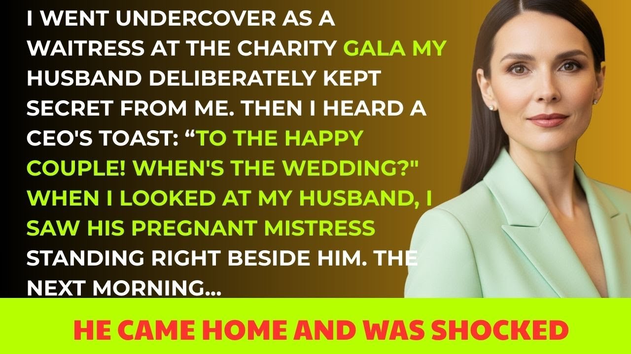 I Snuck into My Husband’s “Exclusive” Gala as Staff—Caught Him Cheating So I Took Everything Instead