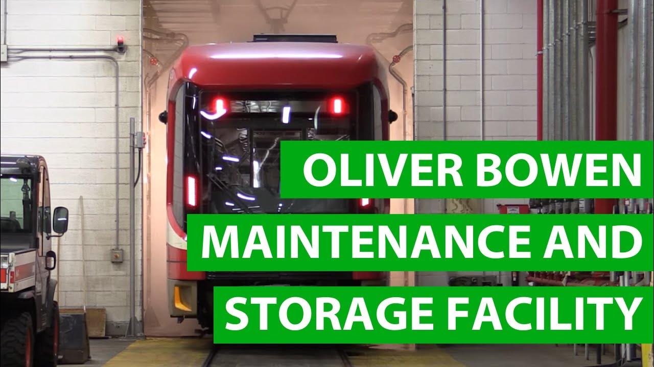 Green Line Oliver Bowen Maintenance and Storage Facility YouTube