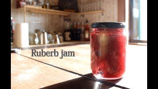 ルバーブジャムの作り方　【解説付き】　Ruberb jam