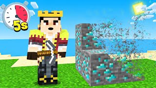 Thumbnail for MINECRAFT ALI SVAKIH 5 SEKUNDI NESTANE JEDAN BLOK!