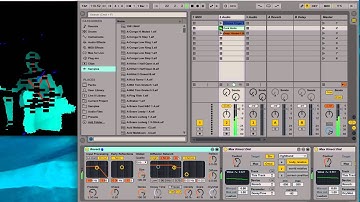 Xbox Kinect controlling Ableton Live - Initial Experiment