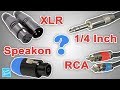 Understanding Audio Cables & Connectors