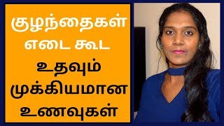 Hello friends, i have given some weight gain foods for babies.this
explains you 1 year baby food in tamil.i gave an brief explanation
about w...