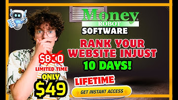 Money Robot Submitter Video Ranking Tutorial | Money Robot at a low cost for a limited time