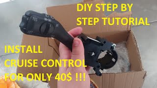 Installing Cruise Control in VW  Golf MK4, Bora, Jetta, Passat  (Step by Step)