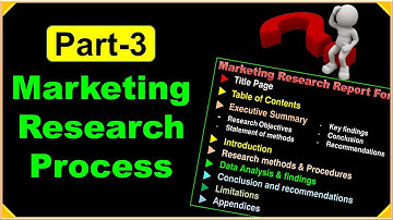 Marketing Research Process (Part-3)│Analysis of Data│Interpretation│Conclusion and Recommendation