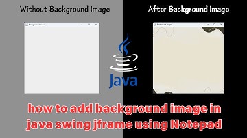 How to Add Background Image in Java Swing jframe | #java #javatutorials