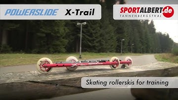 Roller Ski Powerslide X Trail 110 Skating Rollerskis offered by www.sportalbert.de