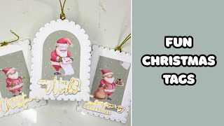 Spellbinders Christmas Gift Tags | Fun Handmade Gift Tags 🎄