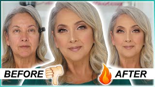 MAKEUP ON MATURE SKIN...Transforming My Mom! | BrittanyBearMakeup screenshot 3