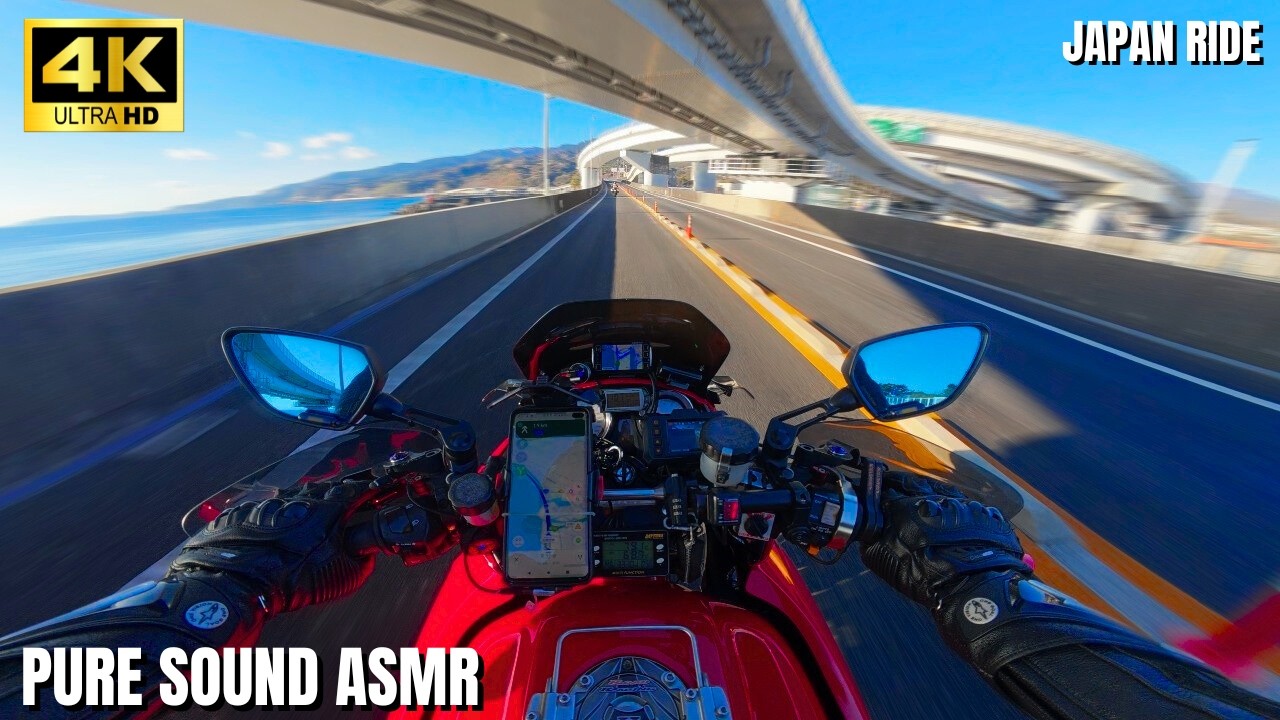 Morning Escape: Yokohama to Izu Coast | Honda CB1300 V-PER FCR41 & Wyvern Pure Sound [4K 60fps POV]