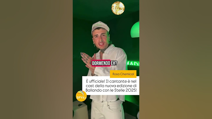 È ufficiale! Il cantante è nel cast della nuova edizione di Ballando con le Stelle!#rosachemichal