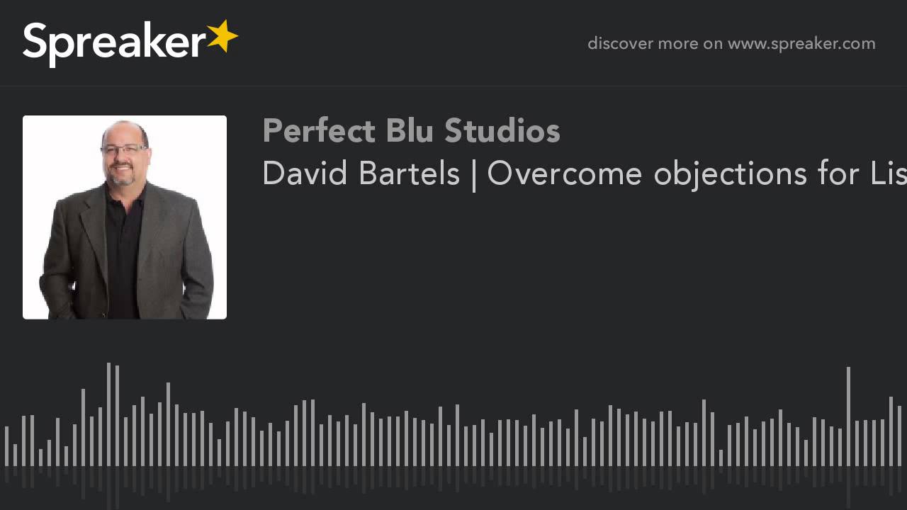 David Bartels | Overcome objections (part 4 of 8) speaker biography 書き方