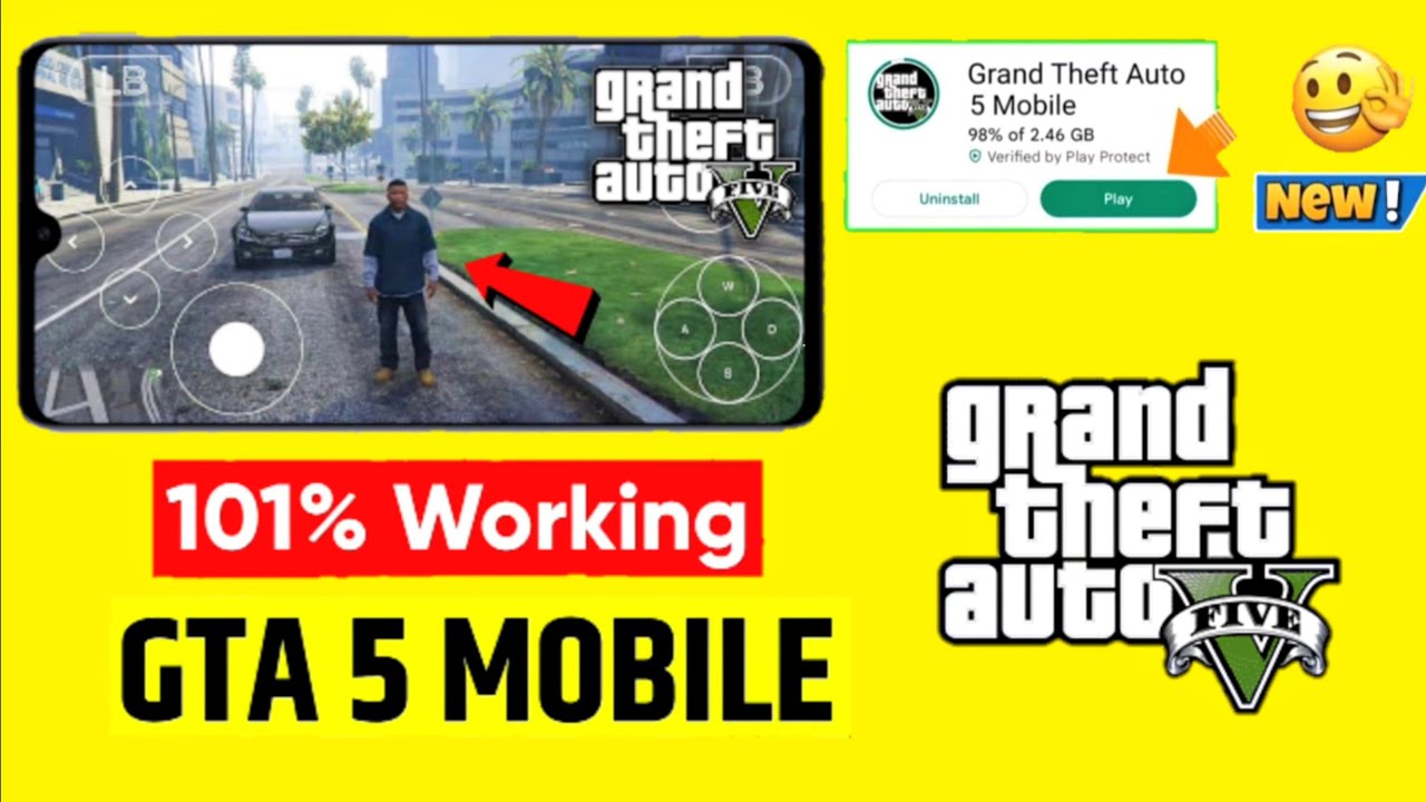 📲 GTA 5 MOBILE DOWNLOAD | HOW TO DOWNLOAD GTA 5 IN ANDROID | HOW TO ...