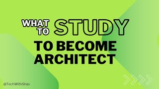 What to Study to Become Software Architect