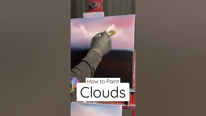 #HowToPaint #Clouds by #PaintWithJosh #BobRoss #WetOnWet #ShortsFeed #ShortsArt #Fyp #Shorts #Art