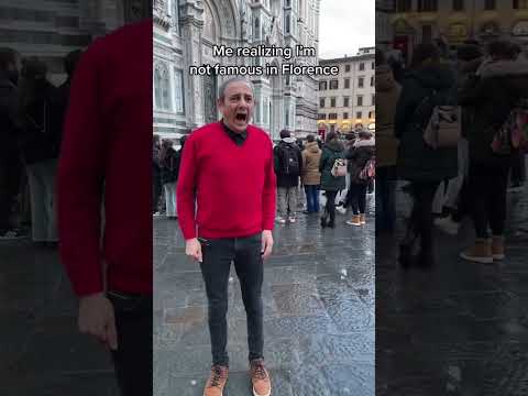 Nobody recognize me in Florence 😂 | Arnaldo Mangini #shorts #comedy