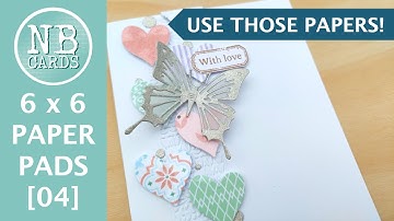 HOW TO USE 6 X 6 PAPER PADS In Clean and Simple Card- Making! [2024/144]