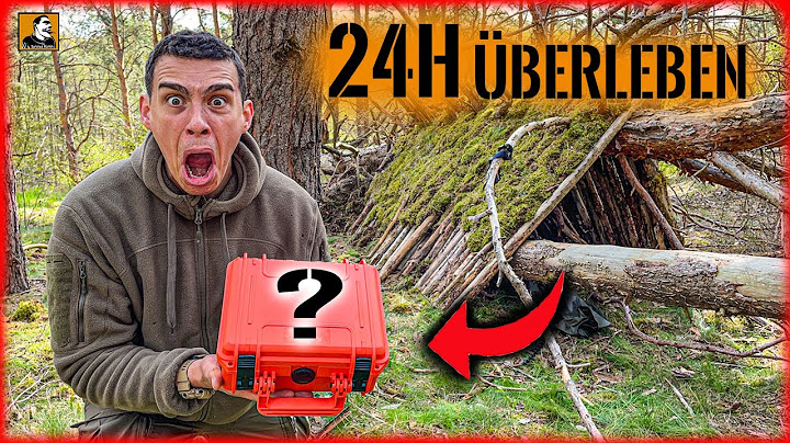 24H SURVIVAL with the UNKNOWN package by Fritz Meinecke | Survival Mattin