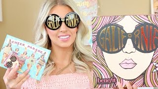 Hey guys! today i'm sharing my first impressions, swatches and a demo
of the new benefit galifornia blush cheek parade palette. ...