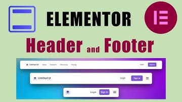 Elementor Header and Footer Urdu Hindi | How to add elementor hear and footer in Urdu