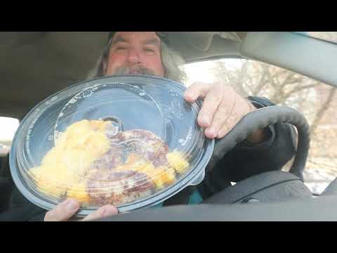 Cracker Barrel Scramble Eggs & Chicken Tenders  ASMR