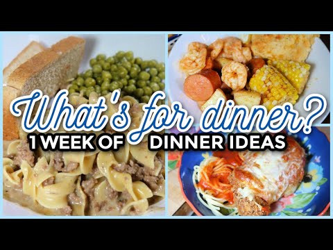 WHAT'S FOR DINNER? | 7 Real-Life Family Meal Ideas + Dinner Fails - YouTube