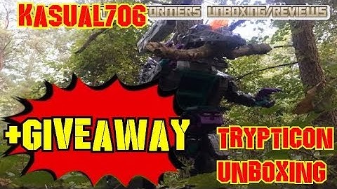 Titans Return Titan Class Decepticon Trypticon Unboxing Review +GIVEAWAY
