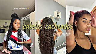 Cabelos Cacheados TikTok (finalização,hidratação, etc)