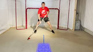 6U home Dryland Hockey Training - Stick Handling Basics